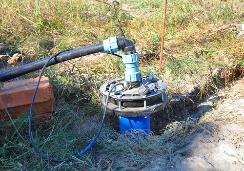 borehole submersible pump installation